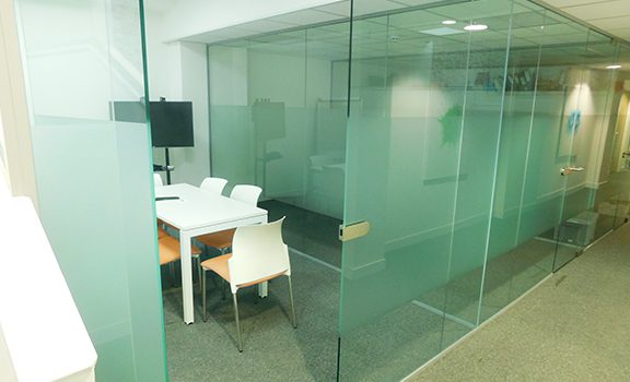 glass meeting room